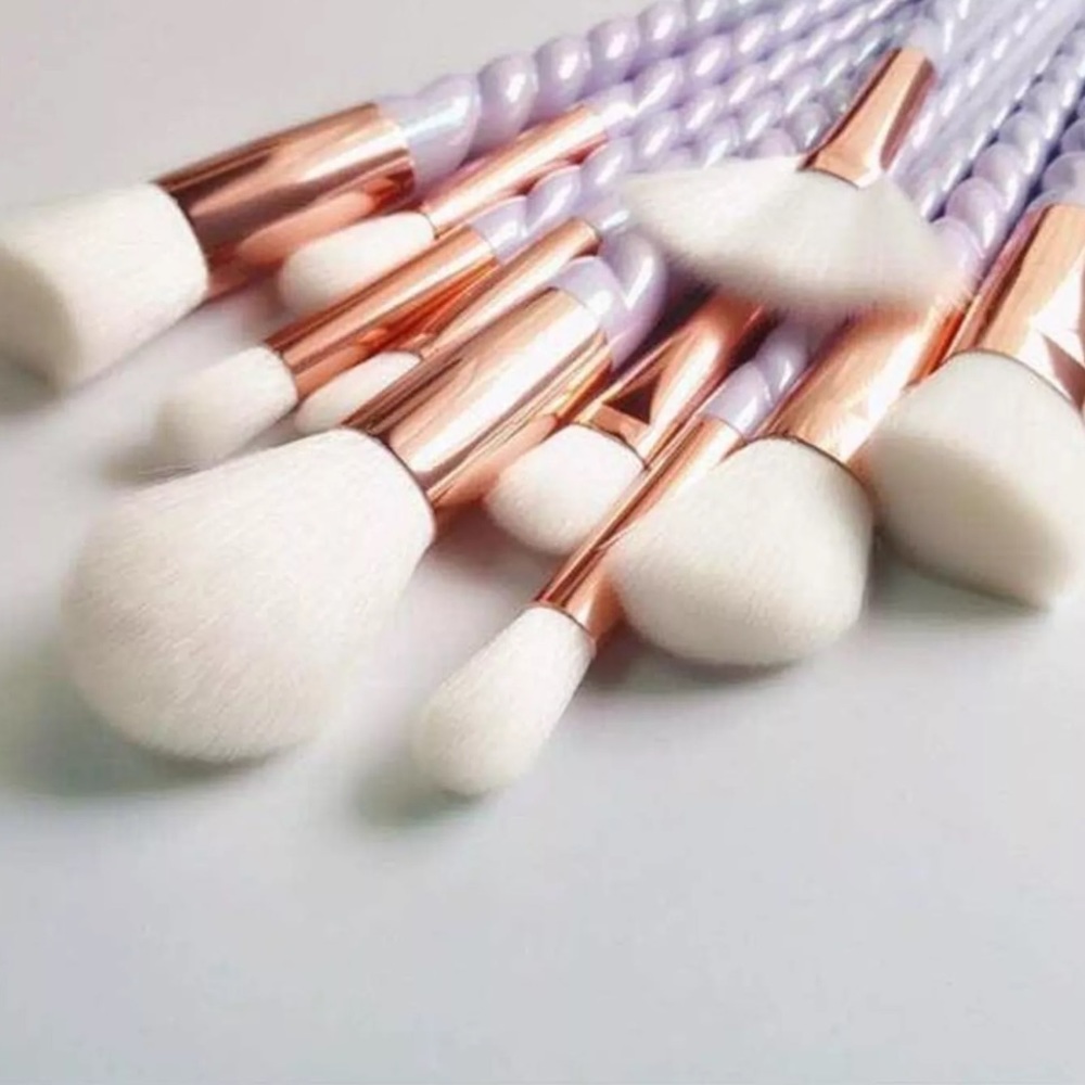 New 10pcs Unicorn Makeup Brush Set